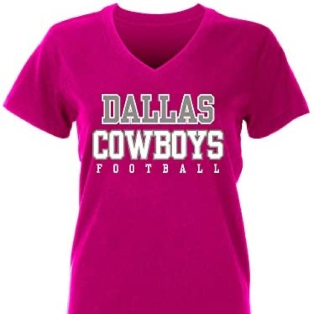 Pink Dallas Cowboys Tshirt